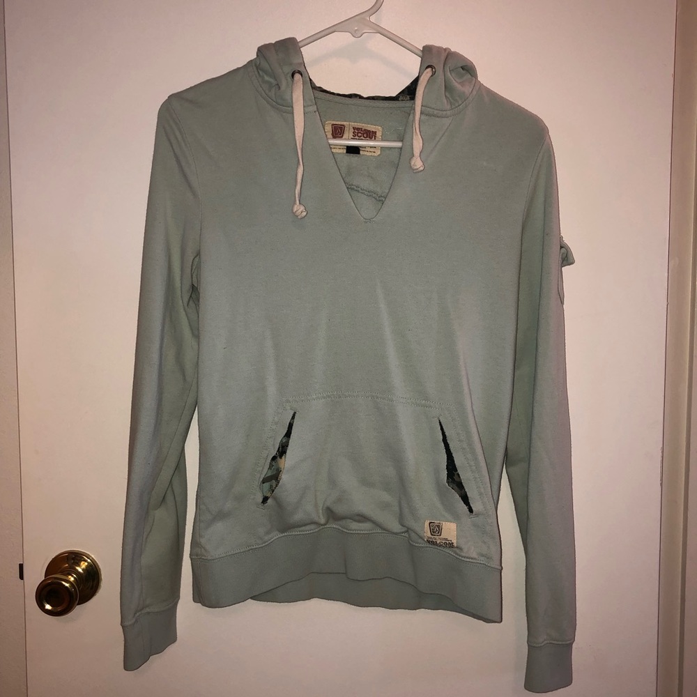 Volcom Scout Small Light Blue Sweatshirt